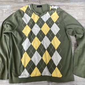 Banana republic argyle sweater